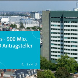 Ngân hàng đầu tư Berlin đã chuyển khoản 900 triệu Euro cho hơn 100.000 doanh nghiệp nhỏ