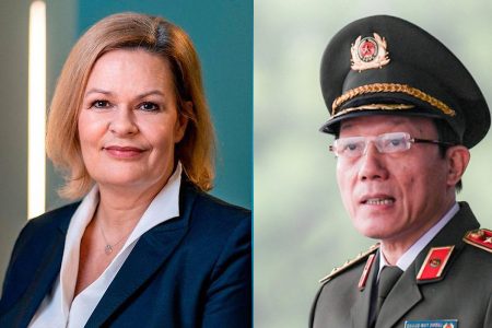 Minister of Public Security Luong Tam Quang visits Germany to bring AIC Chairwoman back to Vietnam